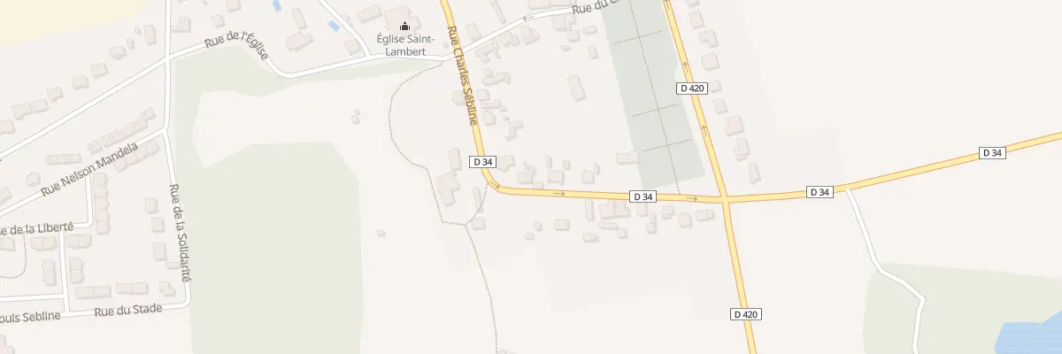 Plan du 70 Rue Charles Sébline à Montescourt-Lizerolles