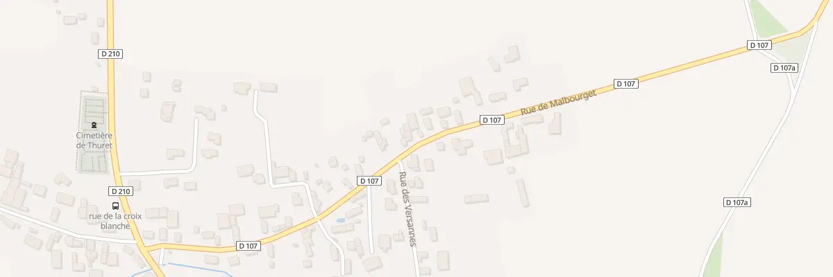 Plan du 29 Rue de Malbourget à Thuret