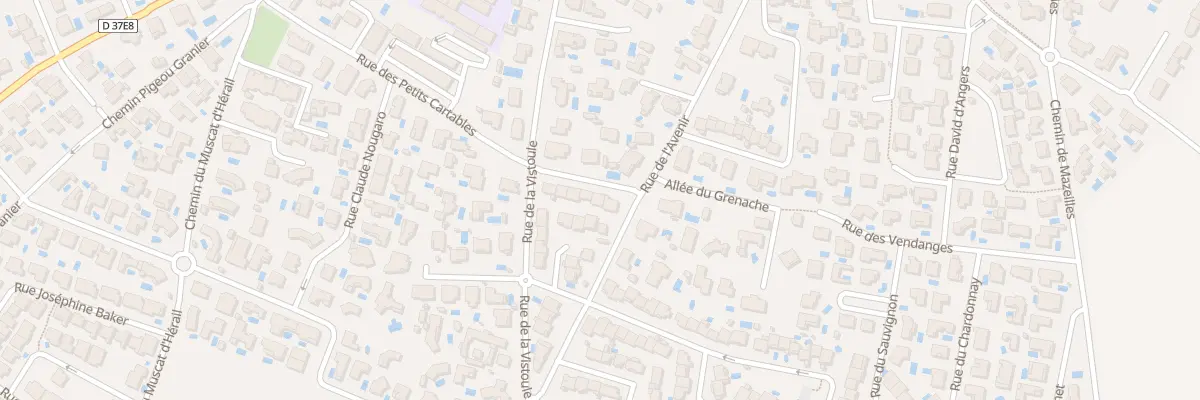 Plan du 3 Rue Auguste Comte à Sauvian