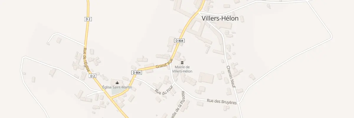 Plan du 8 Gr Grand Rue à Villers-Hélon
