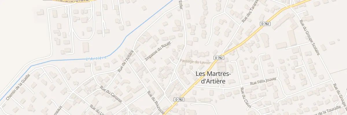 Plan du 5 Rue de l’Enfer aux Martres-d’Artière