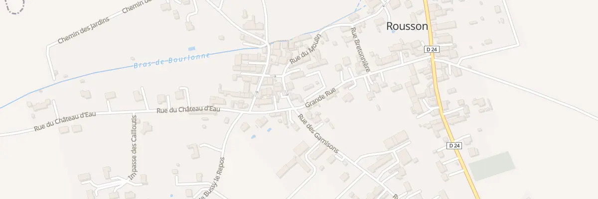 Plan du 2 Rue de la Maison d’Ecole à Rousson