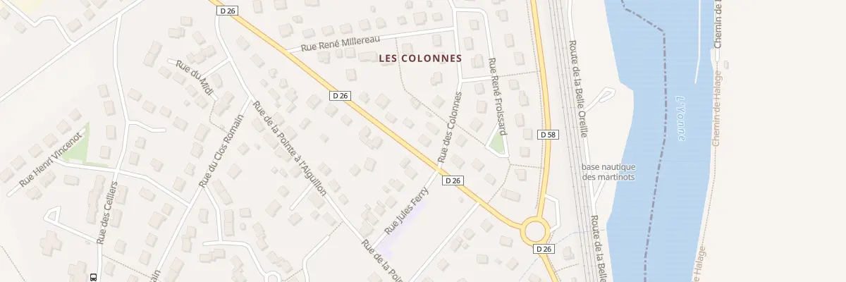 Plan du 1 Rte de Nailly à Saint-Martin-du-Tertre