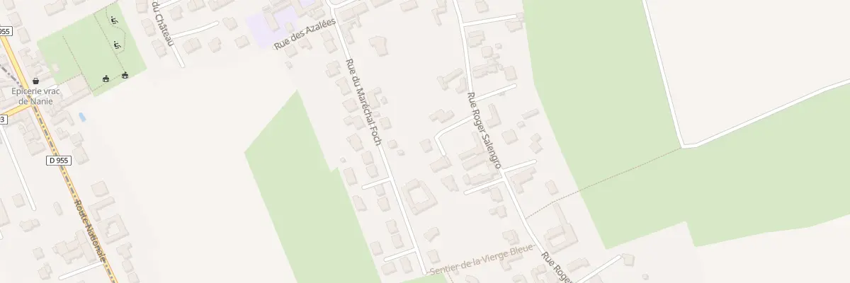Plan du 166 Rue Roger Salengro à Bachy