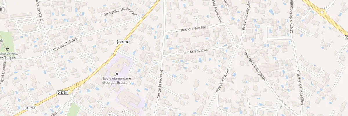 Plan du 11B Rue du Bel Air à Sauvian