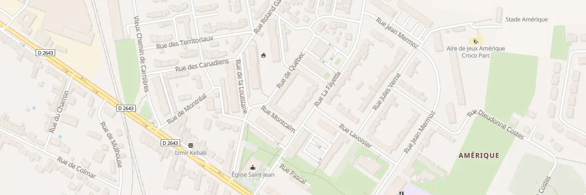 Plan du 23 Rue la Fayette à Cambrai