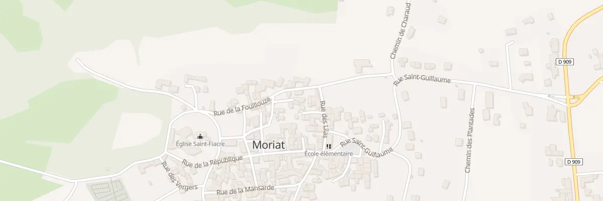 Plan du 2 Imp des Mésanges à Moriat