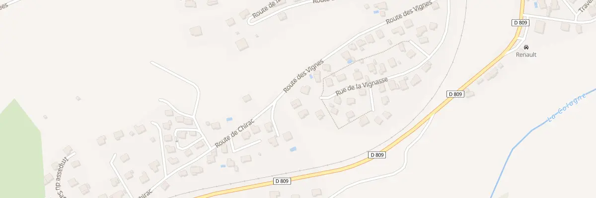 Plan du 3 Ptte des Causses à Bourgs sur Colagne