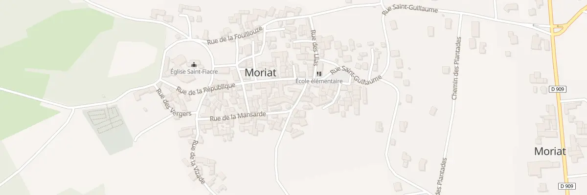 Plan du 4 Rue de la Mansarde à Moriat