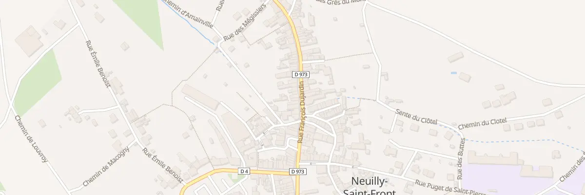 Plan du 21 Rue François Dujardin à Neuilly-Saint-Front