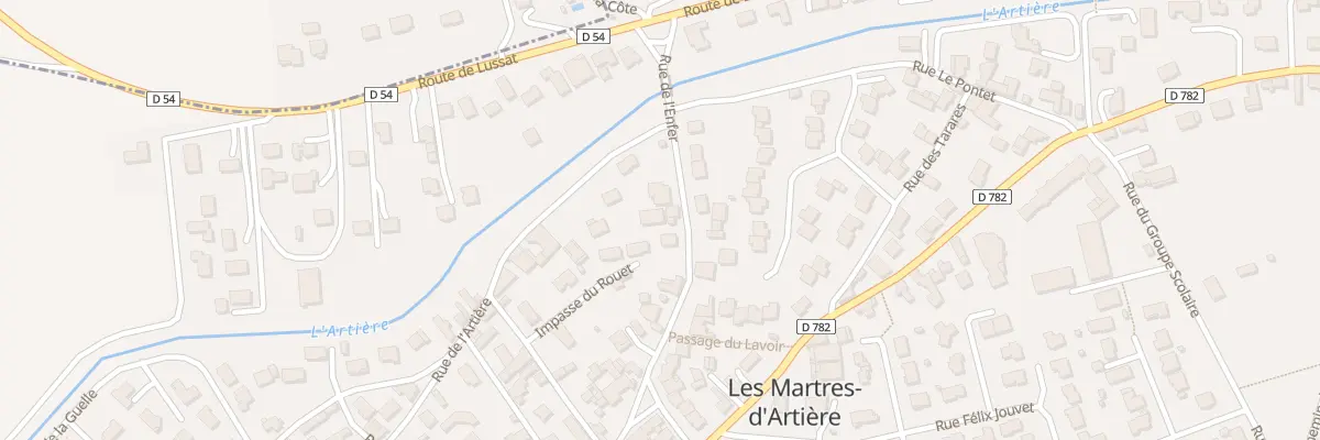 Plan du 5620 Rue de l’Enfer aux Martres-d’Artière