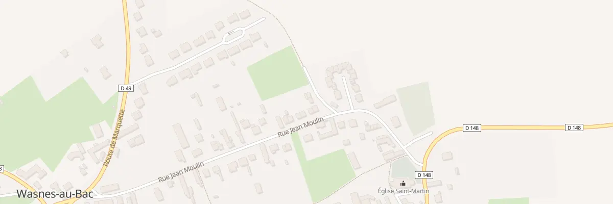 Plan du 31 Rue Jean Moulin à Wasnes-au-Bac