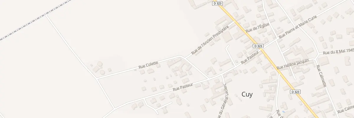 Plan du 7 Rue Colette à Cuy