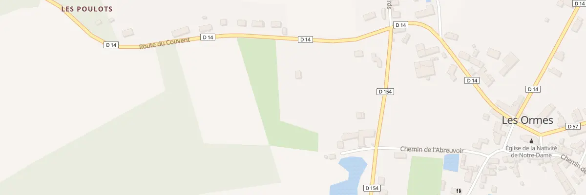 Plan du 165 Bois Poulot aux Ormes