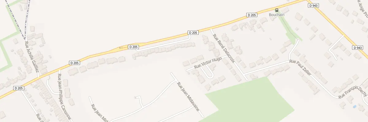 Plan du 6 Rue Victor Hugo à Émerchicourt