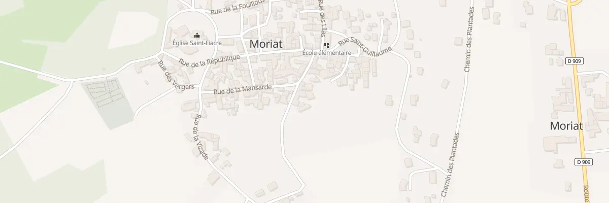 Plan du 7 Rue de la Mansarde à Moriat