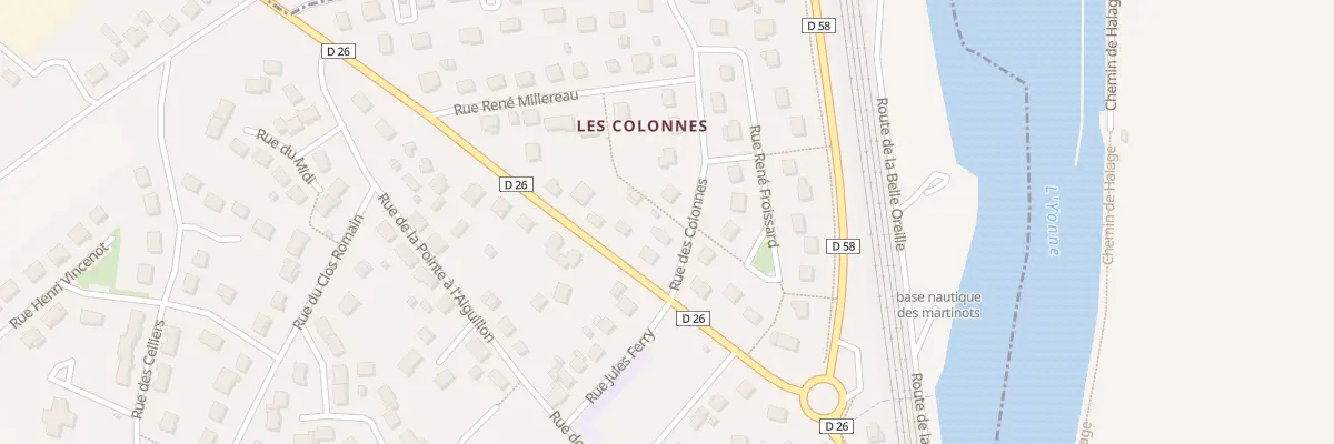 Plan du 3 Rue des Colonnes à Saint-Martin-du-Tertre