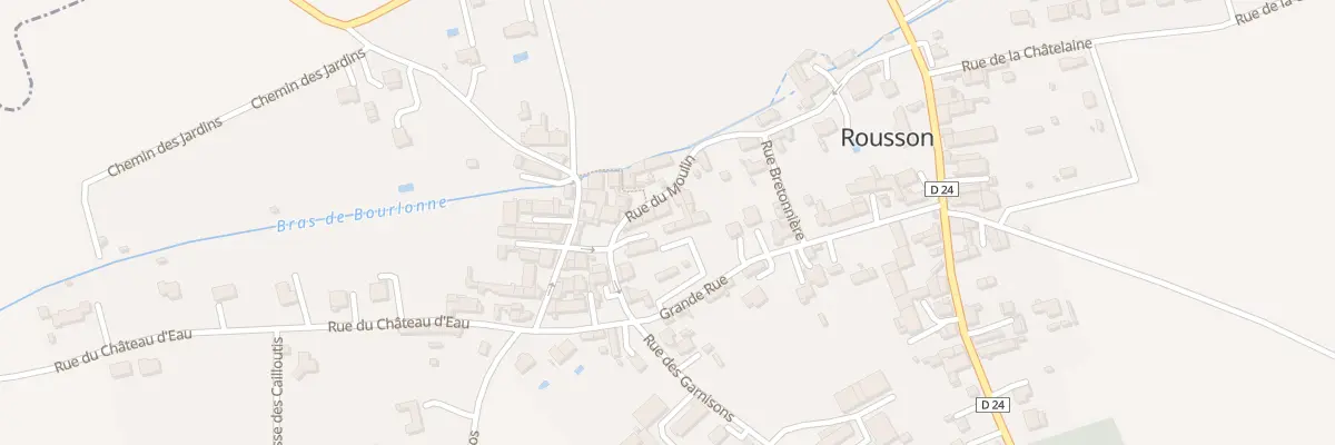 Plan du 11 Rue du Moulin à Rousson