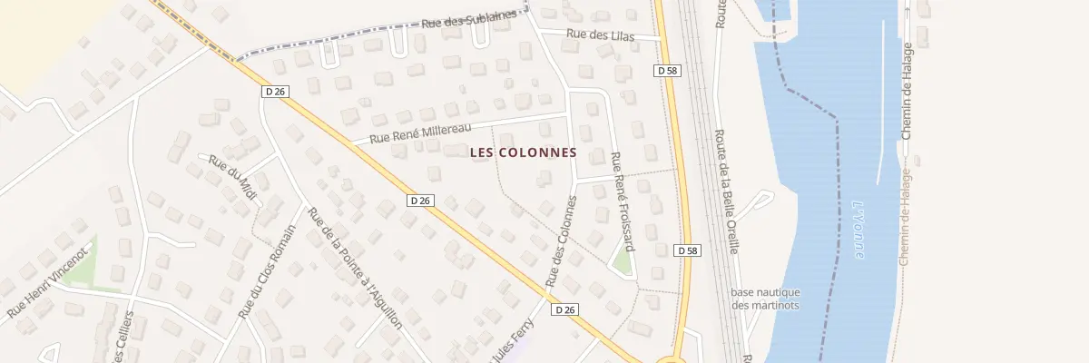 Plan du 7 Rue des Colonnes à Saint-Martin-du-Tertre
