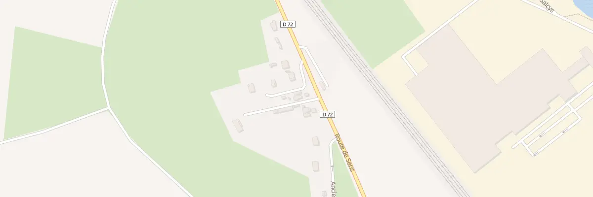 Plan du 17 Rte de Sens à Gron