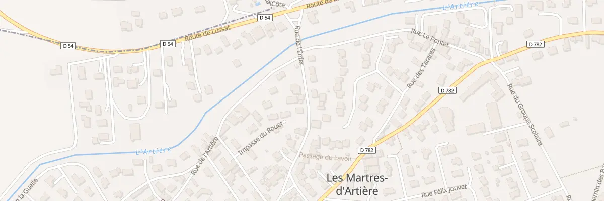 Plan du 17 Rue de l’Enfer aux Martres-d’Artière