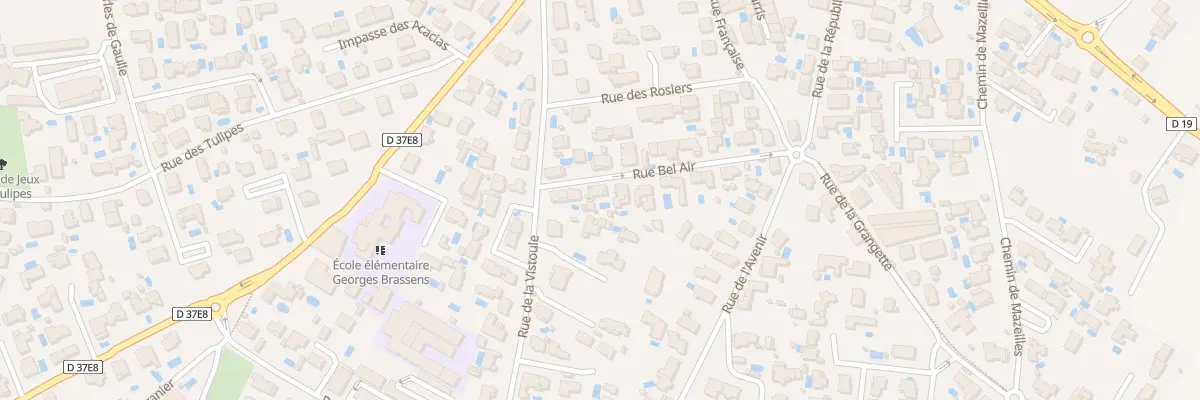 Plan du 11 Rue du Bel Air à Sauvian