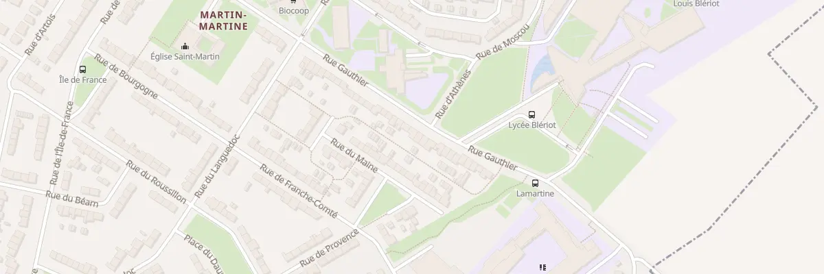 Plan du 296 Rue Gauthier à Cambrai