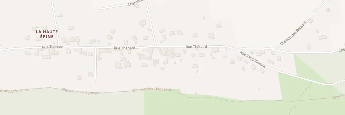 Plan du 15 Rue Thénard à Villeneuve-sur-Yonne