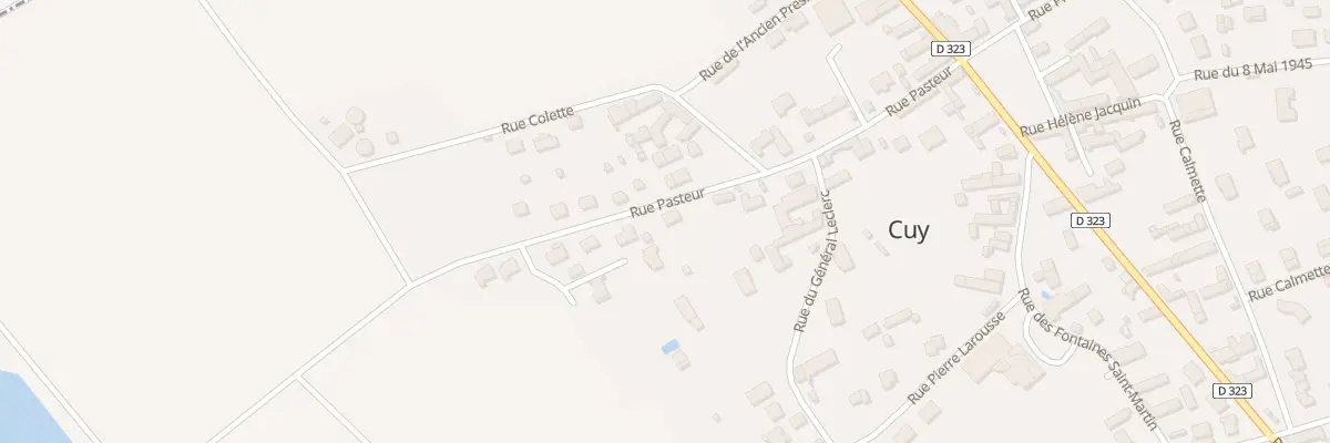 Plan du 17 Rue Pasteur à Cuy