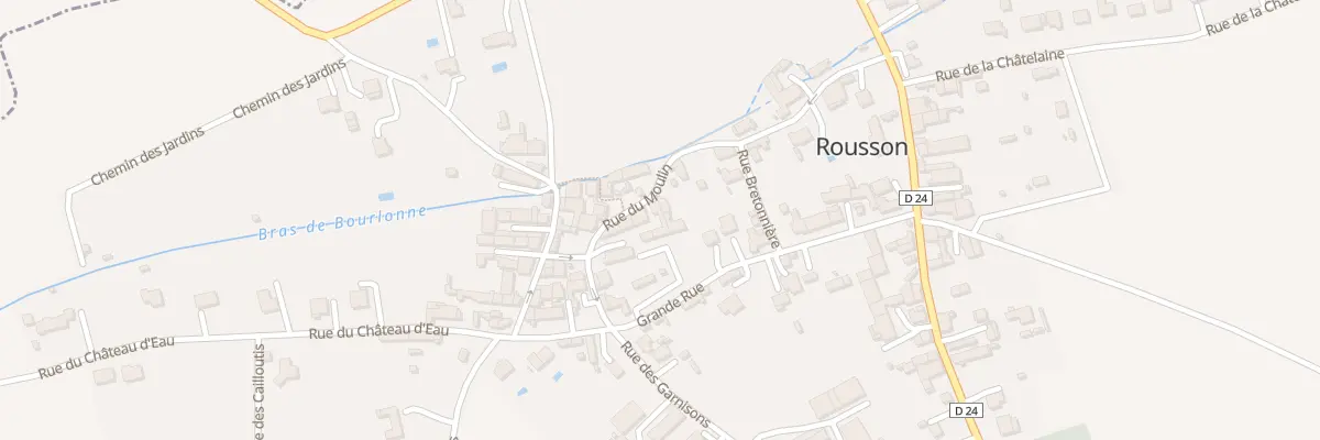 Plan du 9 Rue du Moulin à Rousson