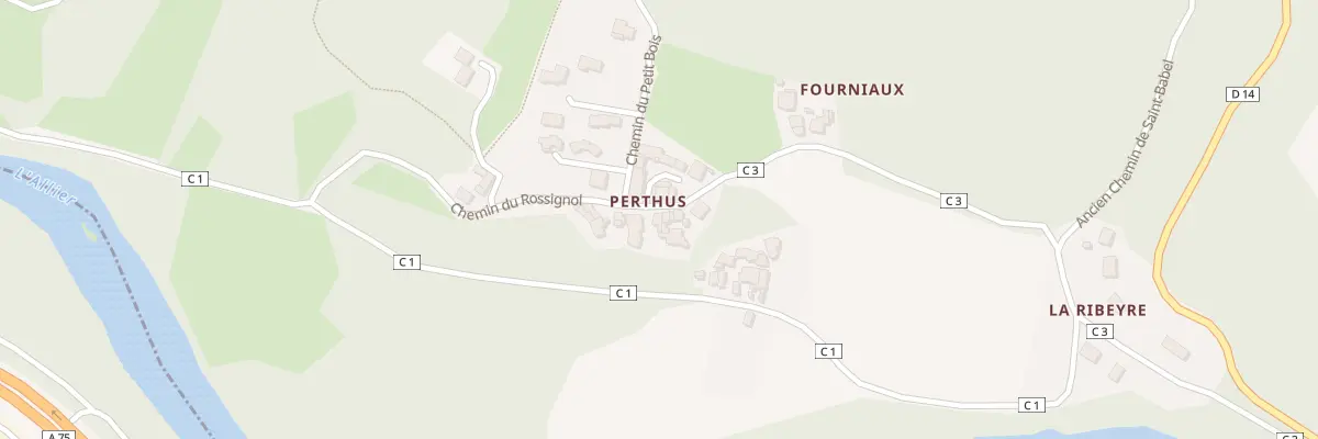 Plan du 3 Qua de Perthus Haut à Orbeil