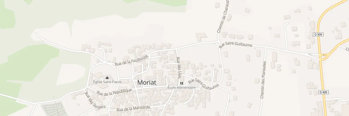 Plan du 5 Rue des Lilas à Moriat