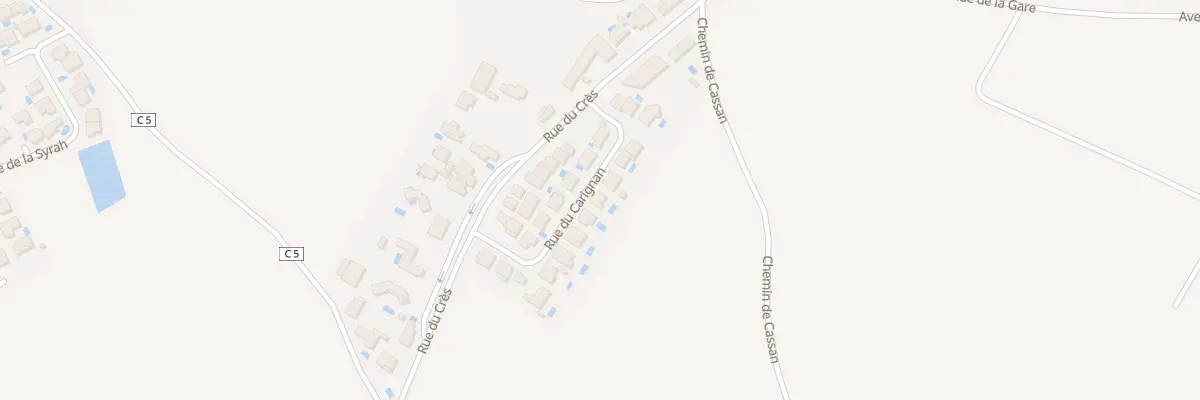 Plan du 15 Rue du Carignan à Bassan