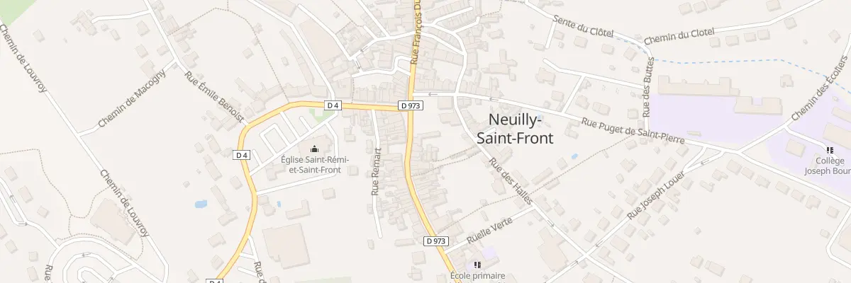 Plan du 6 Rue Jean de la Fontaine à Neuilly-Saint-Front