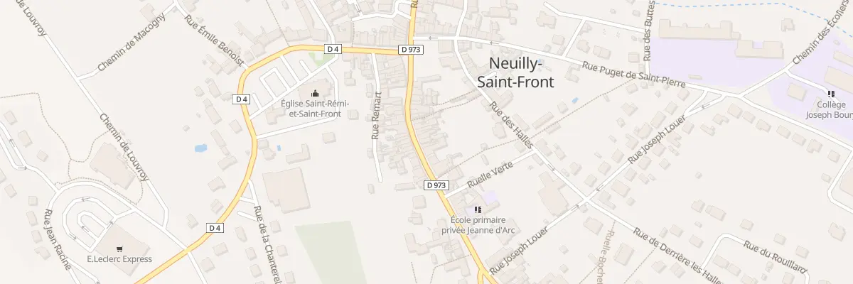 Plan du 30 Rue Jean de la Fontaine à Neuilly-Saint-Front