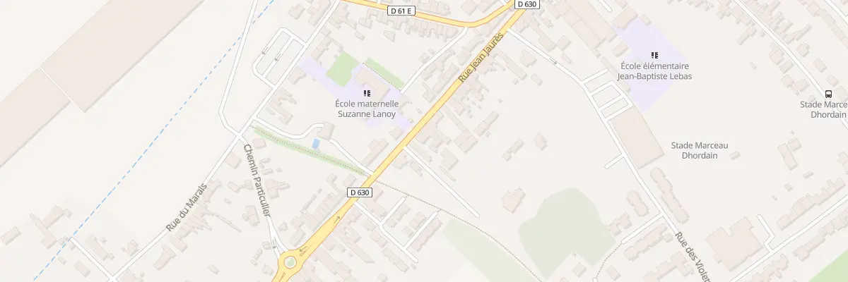 Plan du 202 Rue Jean Jaurès à Escaudœuvres