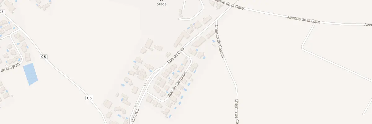 Plan du 2 Rue du Carignan à Bassan