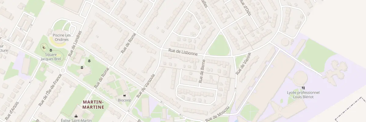 Plan du 42 Rue de Lisbonne à Cambrai