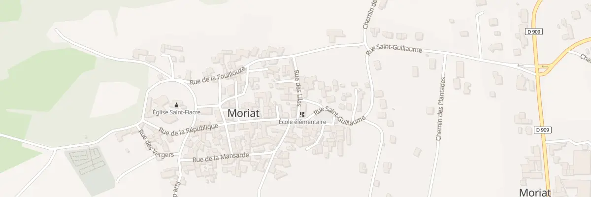 Plan du 1 Rue des Lilas à Moriat