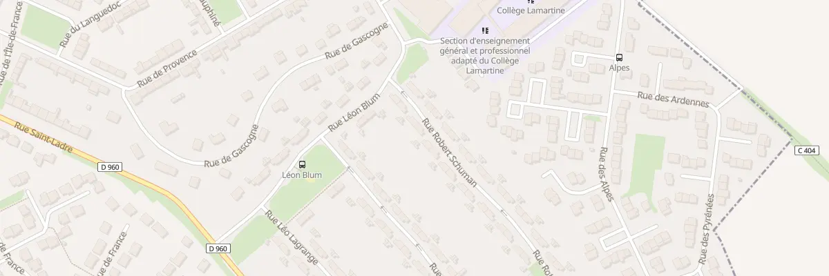 Plan du 8 Rue Robert Schuman à Cambrai