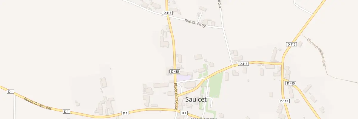 Plan du 4 Rue de la Croix Chapitre à Saulcet