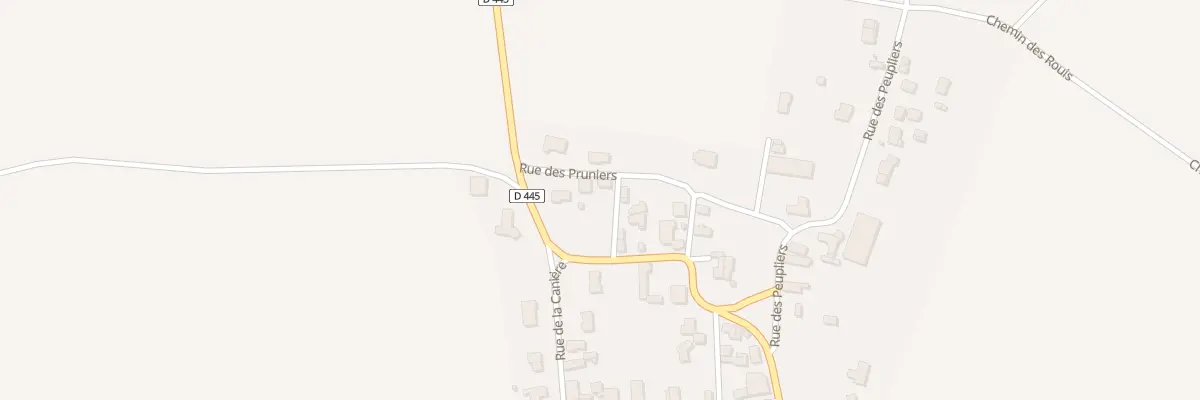 Plan du 1 Rue des Tulipes à Thuret