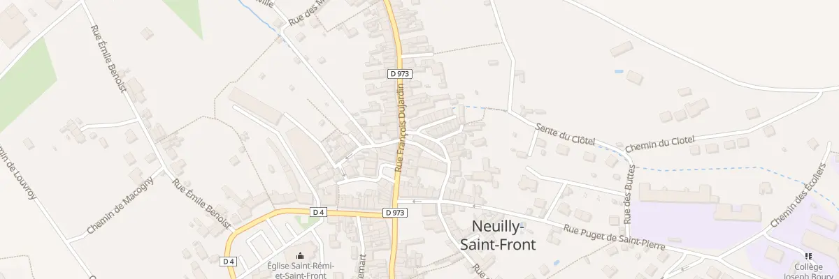 Plan du 22 Rue François Dujardin à Neuilly-Saint-Front
