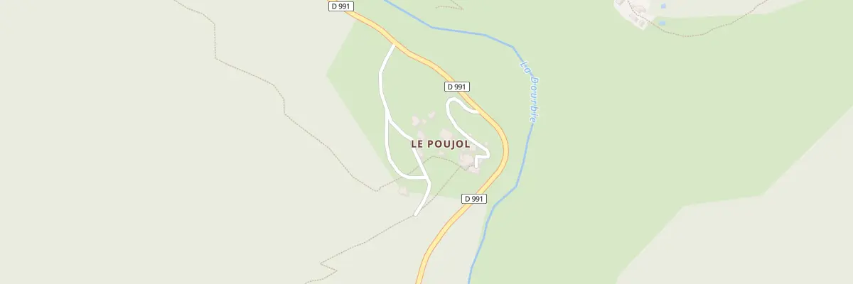 Plan du 5157 Le Poujol à La Roque-Sainte-Marguerite