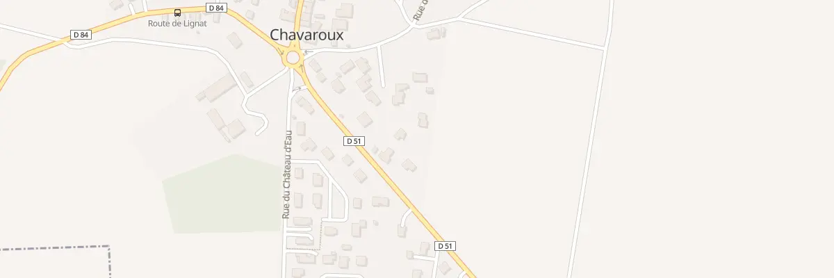 Plan du 13 Rte des Martres d’Artière à Chavaroux