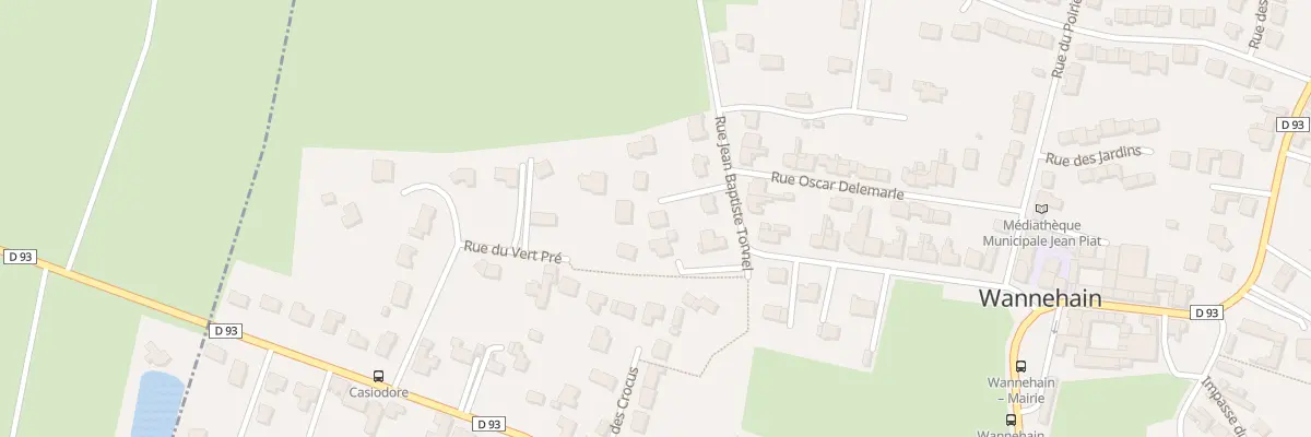 Plan du 229 Rue Jean-Baptiste Tonnel à Wannehain