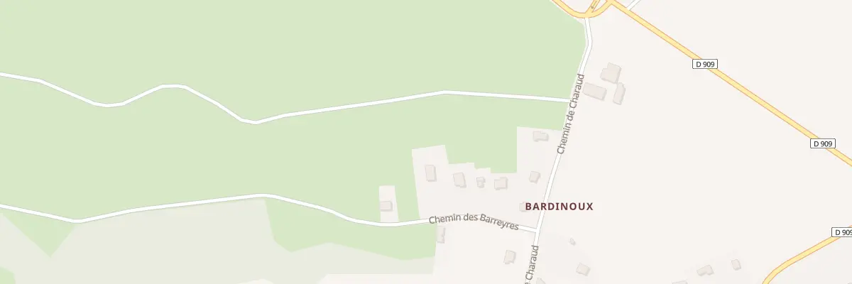 Plan du 8 Che des Barreyres à Moriat