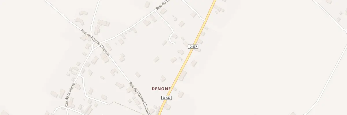 Plan du 13 Rue des Godimiaux Denone à Effiat