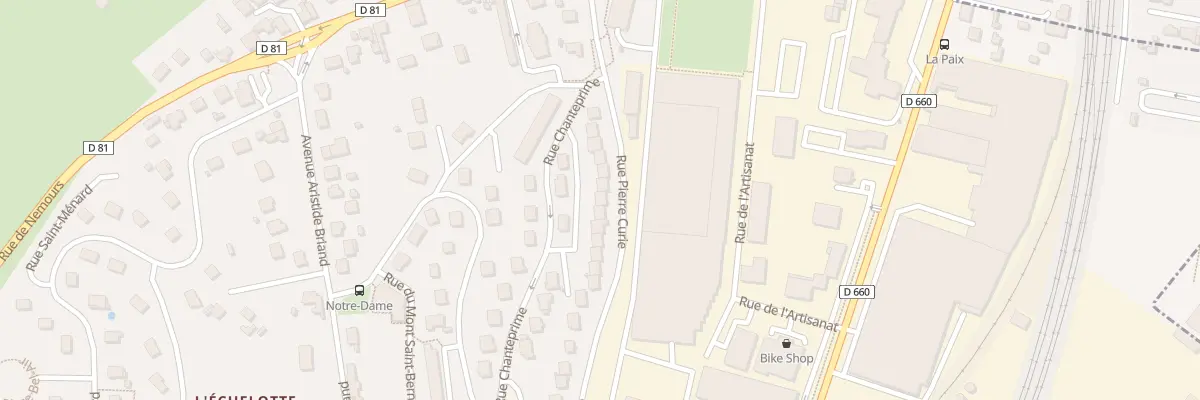 Plan du 24 Rue Pierre Curie à Paron