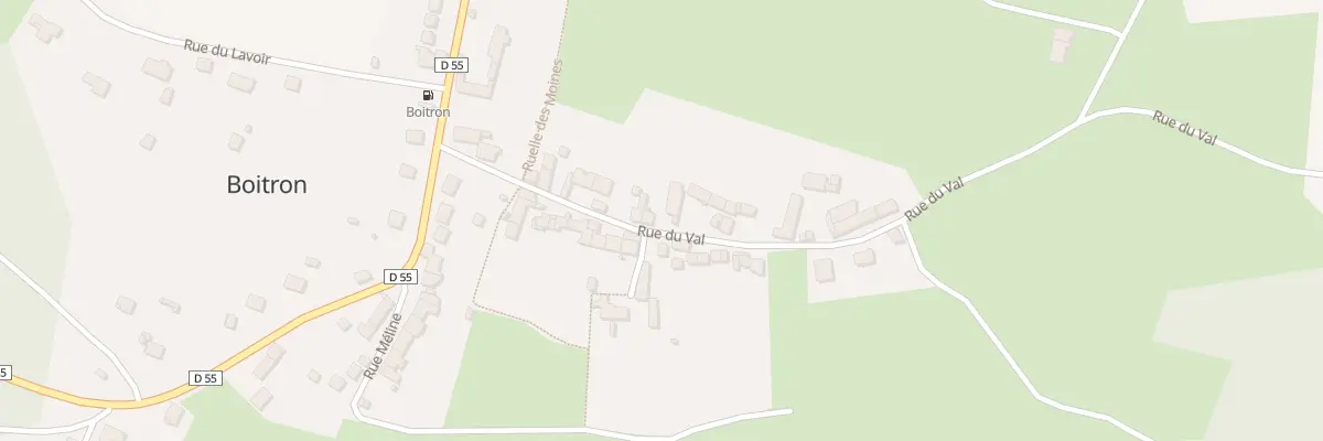 Plan du 13 Rue du Val à Boitron